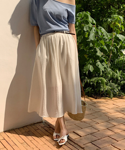 ブーツ リボンフラットサンダル IVORY