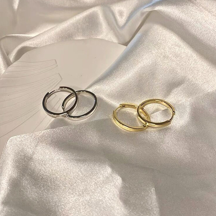 デイリーシンプルリングピアス