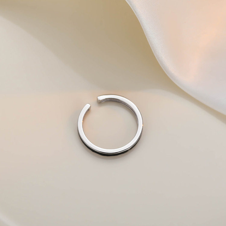 ブラックラインシルバーリング SILVER
