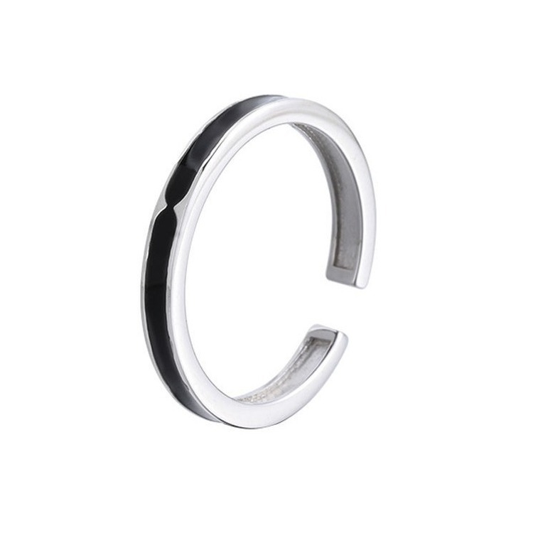 ブラックラインシルバーリング SILVER