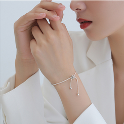 ミニボールチェーンブレスレット SILVER