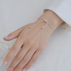 ミニボールチェーンブレスレット SILVER