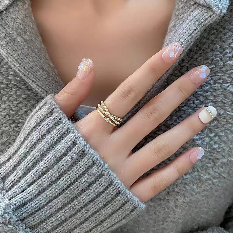 レイヤードトリプルリング GOLD