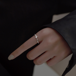 ミニバタフライリング SILVER