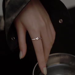 ミニバタフライリング SILVER