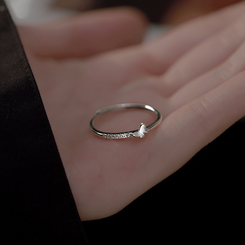 ミニバタフライリング SILVER