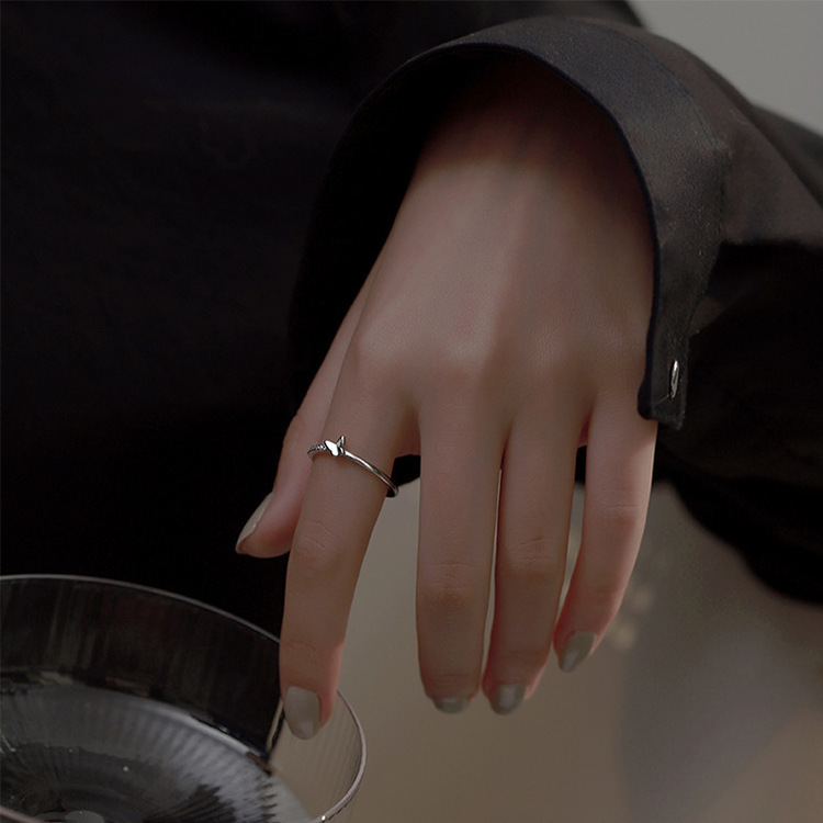 ミニバタフライリング SILVER