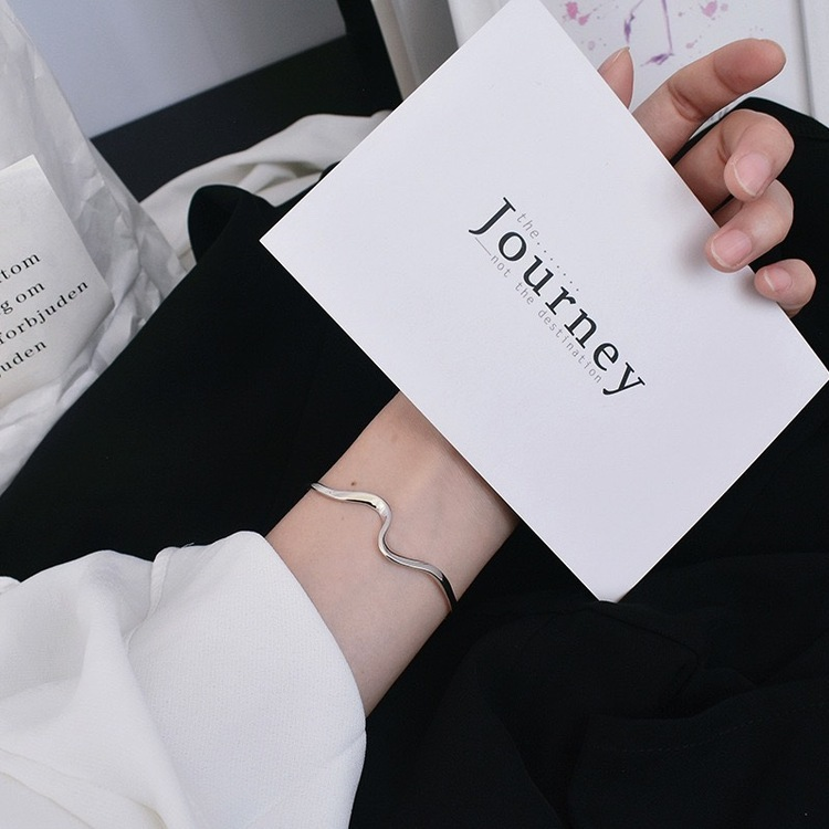 ウェーブブレスレット SILVER