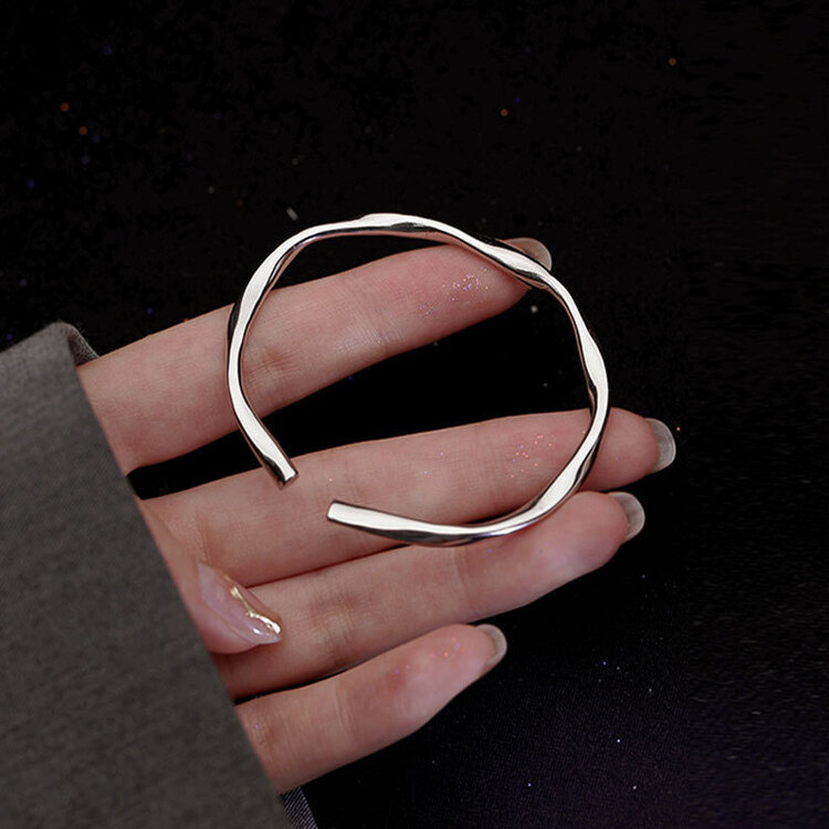 ウェーブブレスレット SILVER