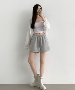 ショートパンツ 【丈別】Aライントレーニングショートパンツ(5color) GREY