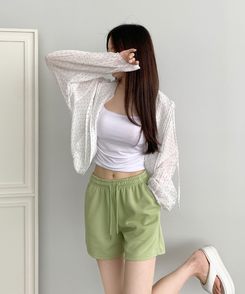 ショートパンツ 【丈別】Aライントレーニングショートパンツ(5color) LIGHT GREEN