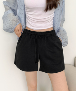 ショートパンツ 【丈別】Aライントレーニングショートパンツ(5color) BLACK