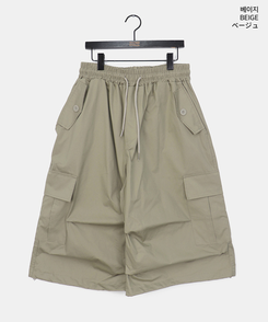ショートパンツ ストリングカーゴバミューダパンツ