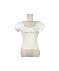 キュービックレタリング半袖Tシャツ