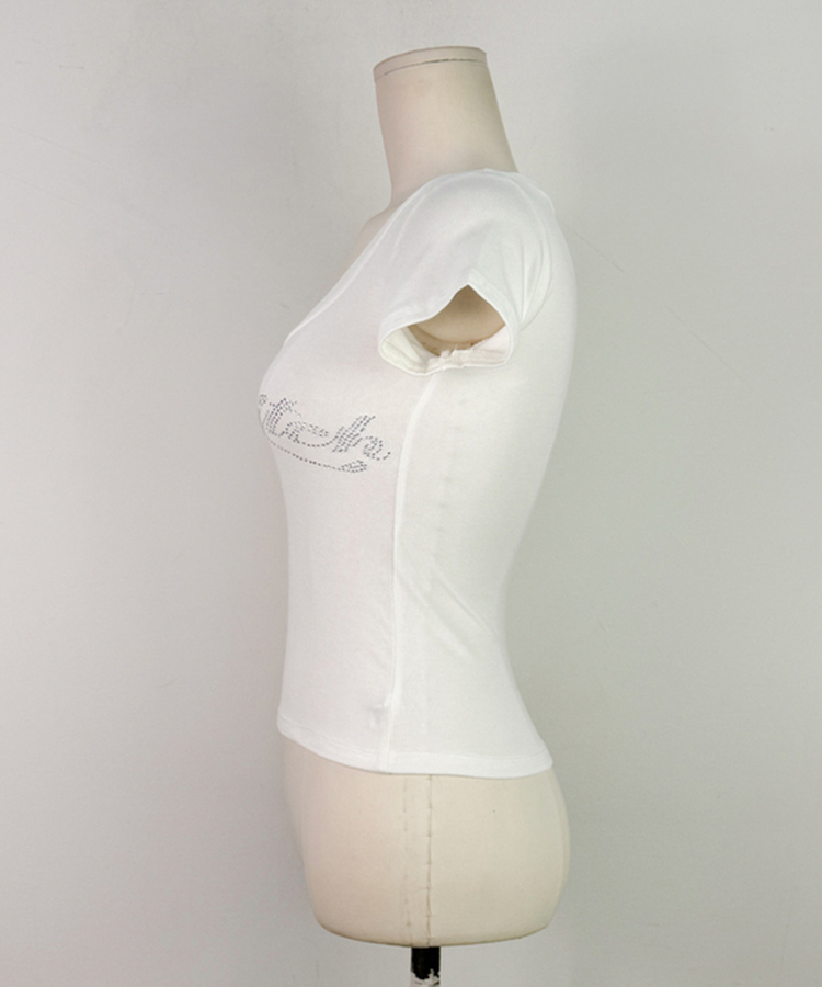 キュービックレタリング半袖Tシャツ