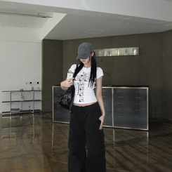 半袖Tシャツ クロススリム半袖Tシャツ WHITE