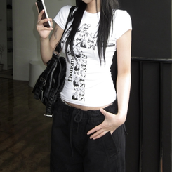 半袖Tシャツ クロススリム半袖Tシャツ WHITE