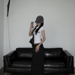 半袖Tシャツ クロススリム半袖Tシャツ WHITE