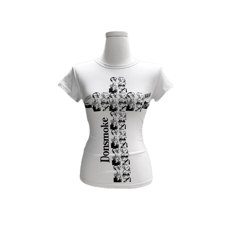 クロススリム半袖Tシャツ