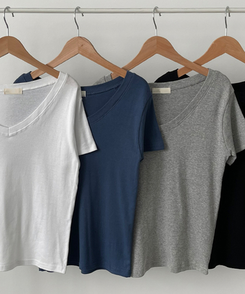 半袖Tシャツ Vネック半袖Tシャツ