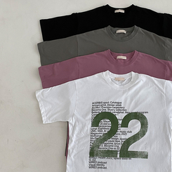 半袖Tシャツ レタリングルーズ半袖Tシャツ