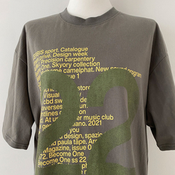 半袖Tシャツ レタリングルーズ半袖Tシャツ