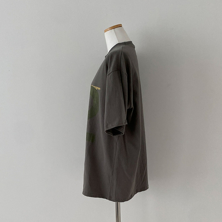 レタリングルーズ半袖Tシャツ