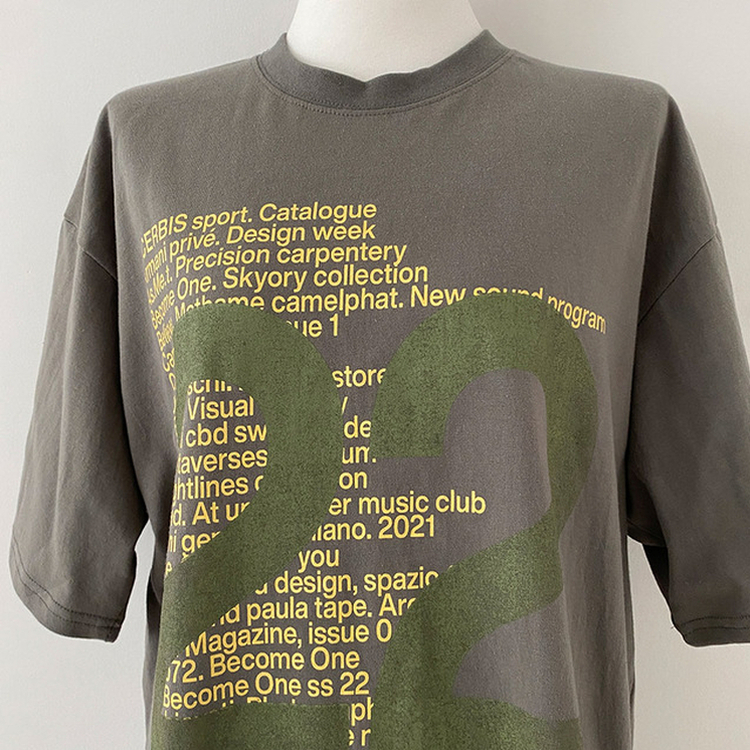 レタリングルーズ半袖Tシャツ