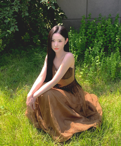 ロングワンピース ボヘミアンアンバランスワンピース BROWN