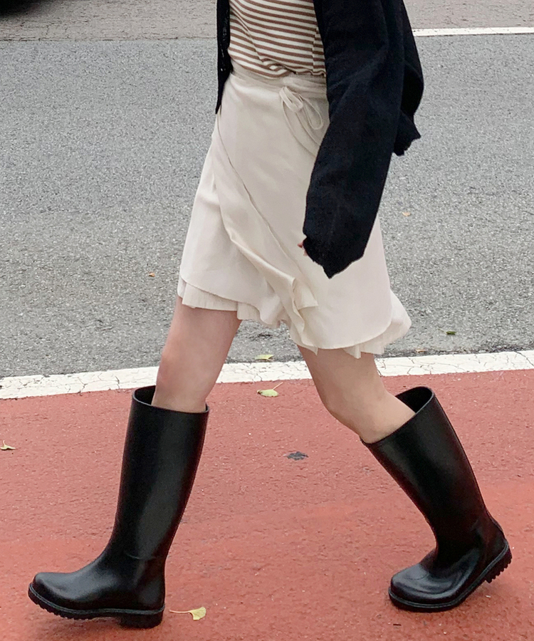 【SET】ラップスカート ショートパンツ CREAM