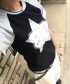 半袖Tシャツ バイカラー08ナスタンダード半袖Tシャツ NAVY