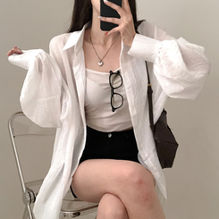 シャツ バルーンオーバーフィットシャツ IVORY