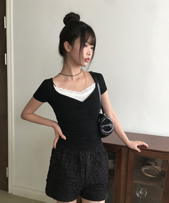 ノースリーブ シャーロットレースキャミソール IVORY