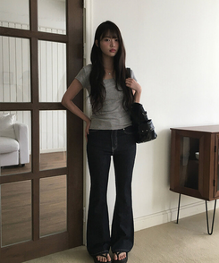 バッグ スタッドクロスショルダーバッグ BLACK