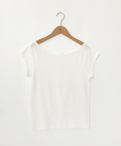 半袖Tシャツ ウィークリーボートネック半袖Tシャツ