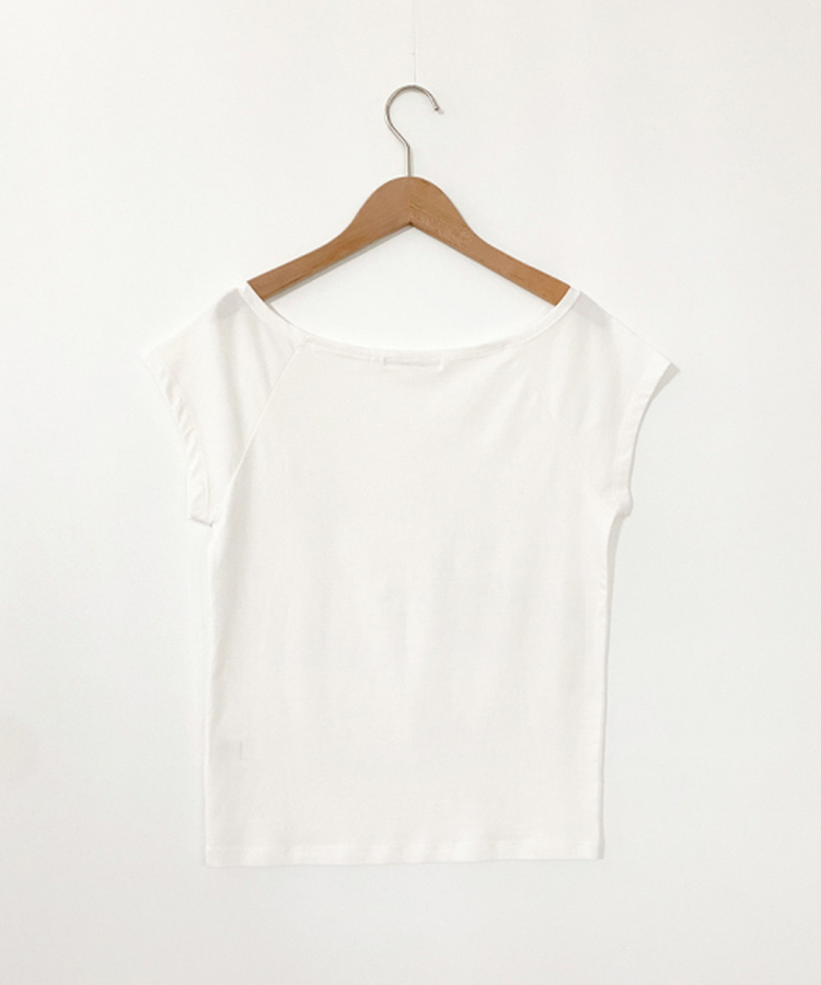 ウィークリーボートネック半袖Tシャツ