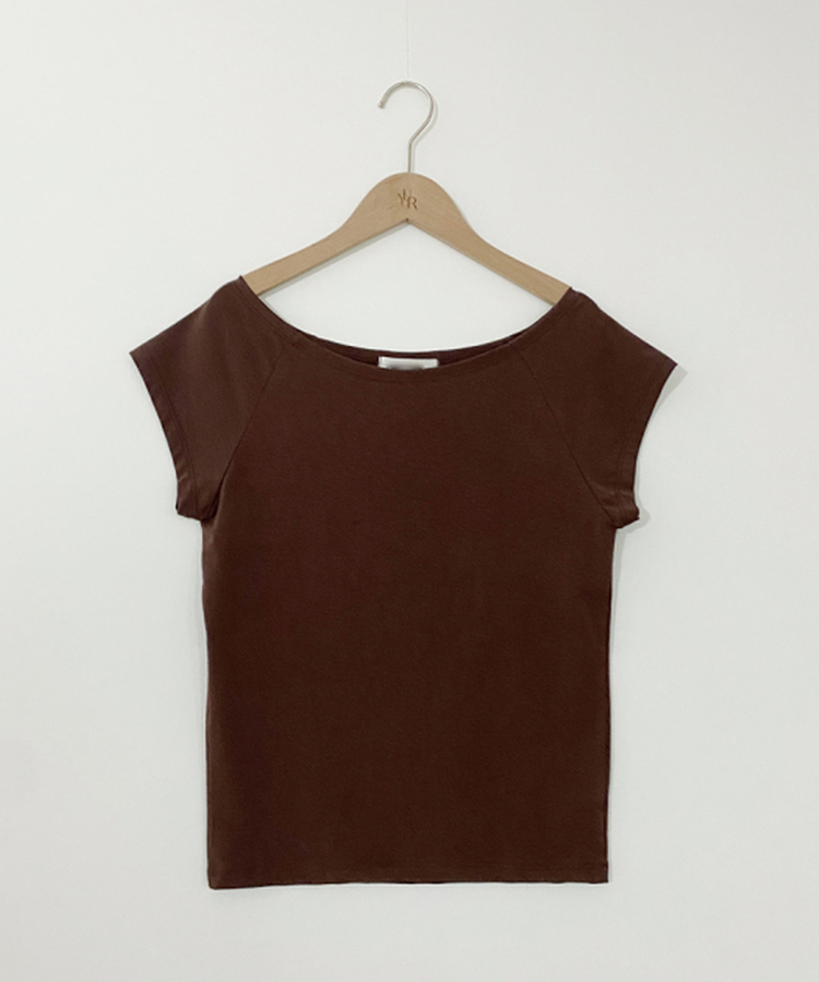 ウィークリーボートネック半袖Tシャツ