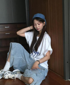 半袖Tシャツ ファニーレタリング半袖Tシャツ WHITE