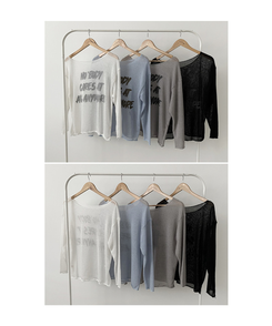 長袖Tシャツ ルーズフィット長袖Tシャツ