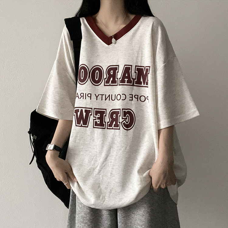 ENFOLD 半袖 Tシャツ バイカラー ローニングバイカラー半袖Tシャツ｜半袖Tシャツ｜韓国ファッション通販