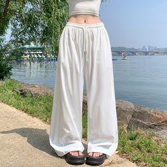 トレーニングパンツ 【丈別】クーリングストリングワイドトレーニングパンツ IVORY