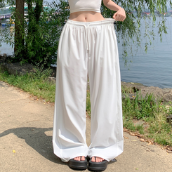 トレーニングパンツ 【丈別】クーリングストリングワイドトレーニングパンツ IVORY
