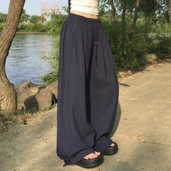 トレーニングパンツ 【丈別】クーリングストリングワイドトレーニングパンツ NAVY