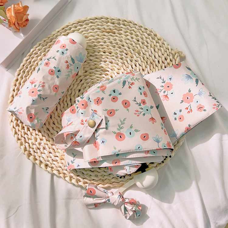 【特価】超軽量フラワー晴雨兼用傘 APRICOT