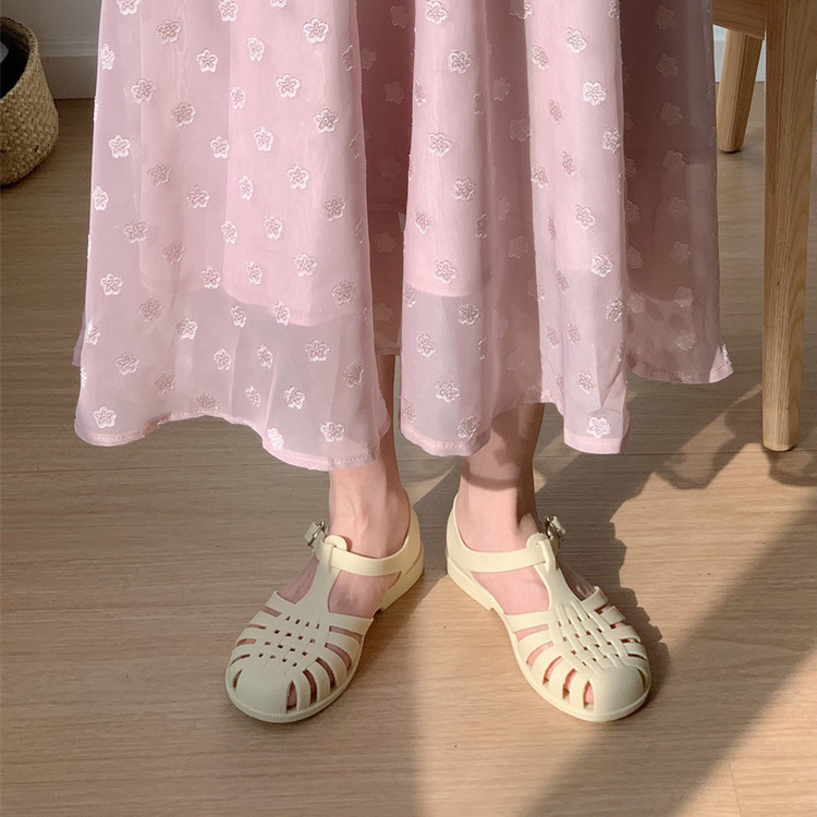 やわらかストラップサンダル IVORY