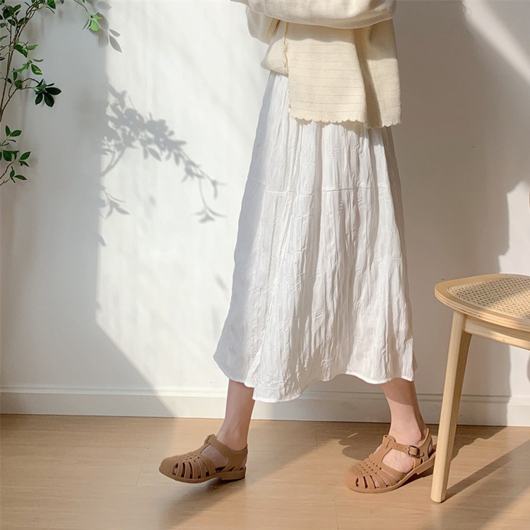 やわらかストラップサンダル DARK BEIGE