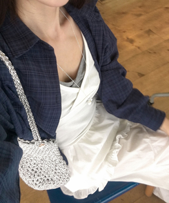 ノースリーブ レイヤードキャミソールスリーブレス MELANGE GRAY