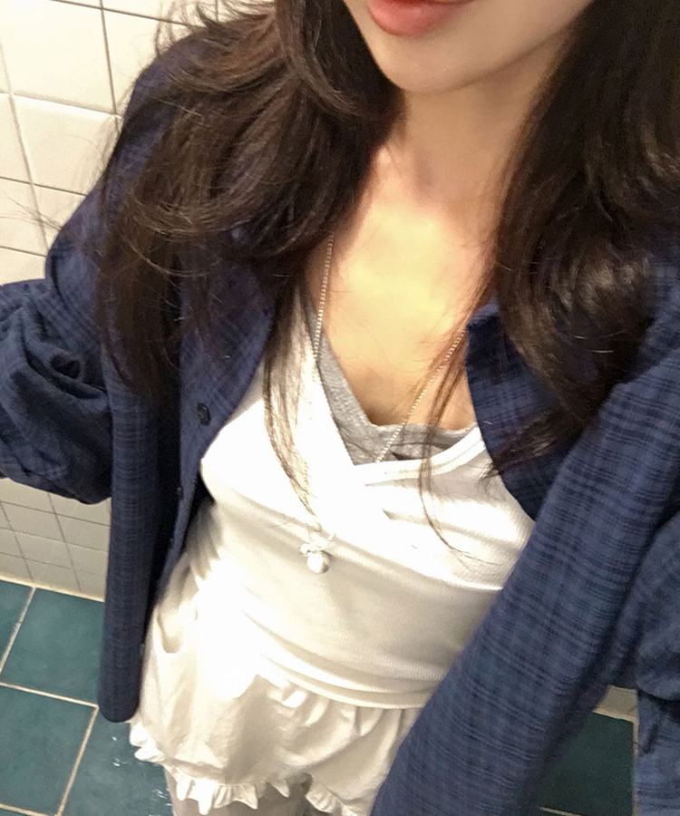 ノースリーブ レイヤードキャミソールスリーブレス MELANGE GRAY