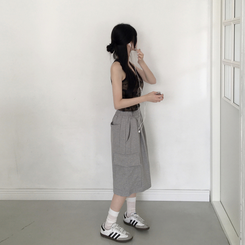 ミリタリークロップスパンキャミソール CAMO