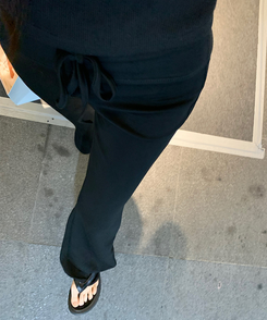コットンパンツ アイスクーリングパンツ BLACK